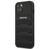 AMG AMHCP14MGSEBK iPhone 14 Plus / 15 Plus 6.7 czarny/black hardcase Leather Debossed Lines